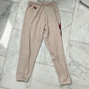 Aviator Nation Small Light-Pink Sweatpants